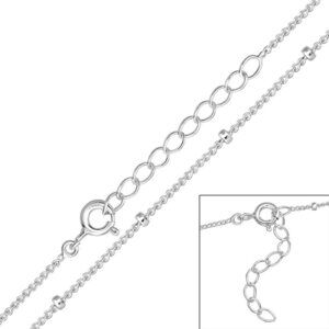 Sterling Silver Ball Chain Necklace